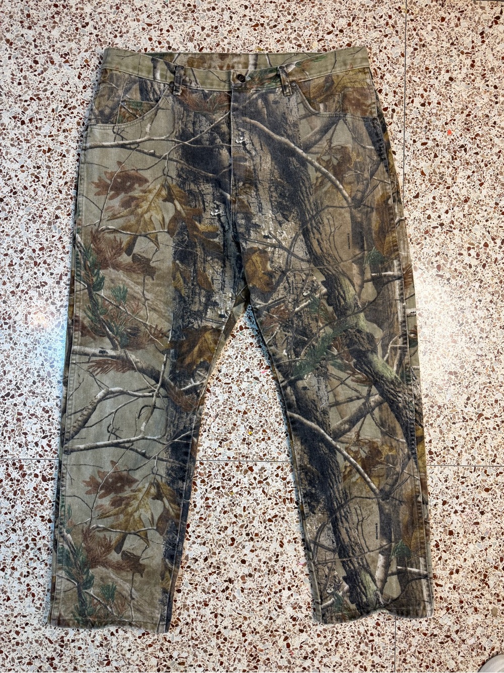 Wrangler‎ ProGear Men's Camouflage Camo Pants Cotton Multicolor 38x30